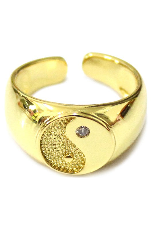 YIN YANG ADJUSTABLE RING
