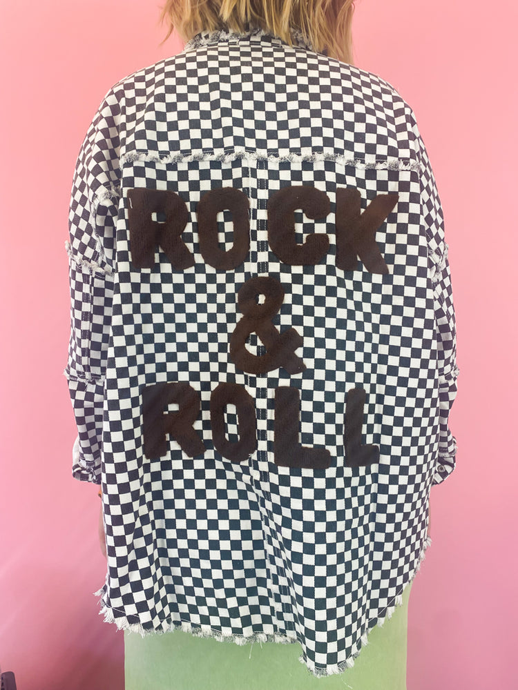 ON MY LEVEL CHECKERED SHACKET