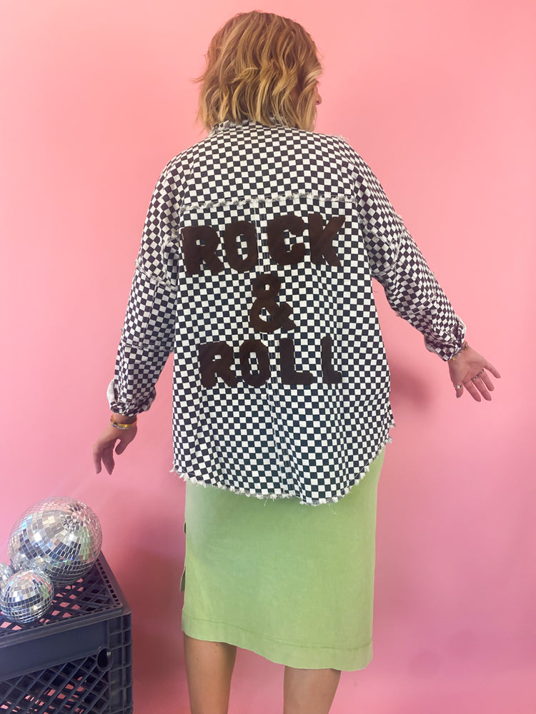 ON MY LEVEL CHECKERED SHACKET