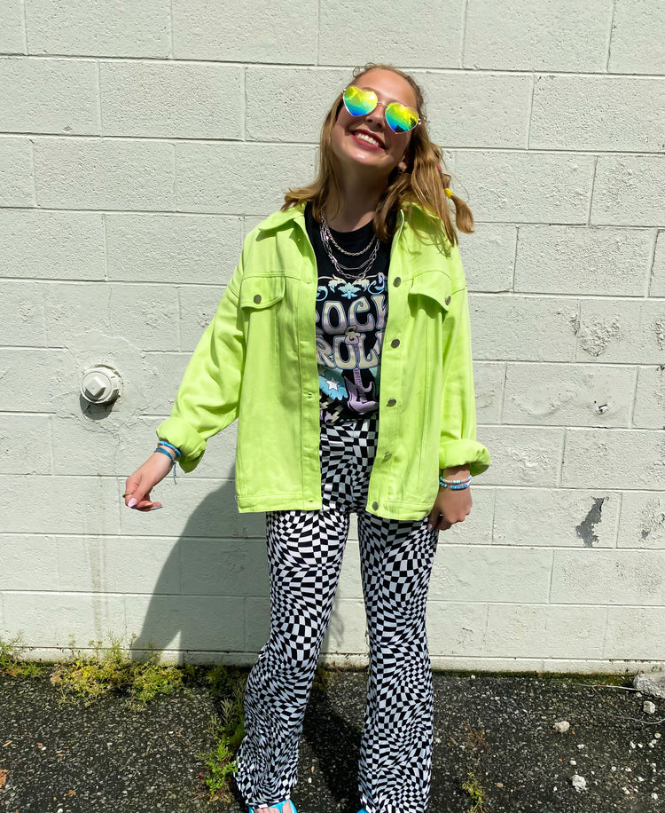 STARSTRUCK SEQUIN STAR PATCH JACKET