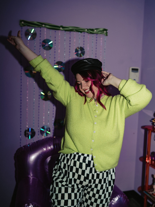 HIGH VOLTAGE KNIT CARDIGAN