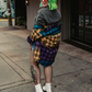 GRUNGE GODDESS COLORBLOCK PLAID
