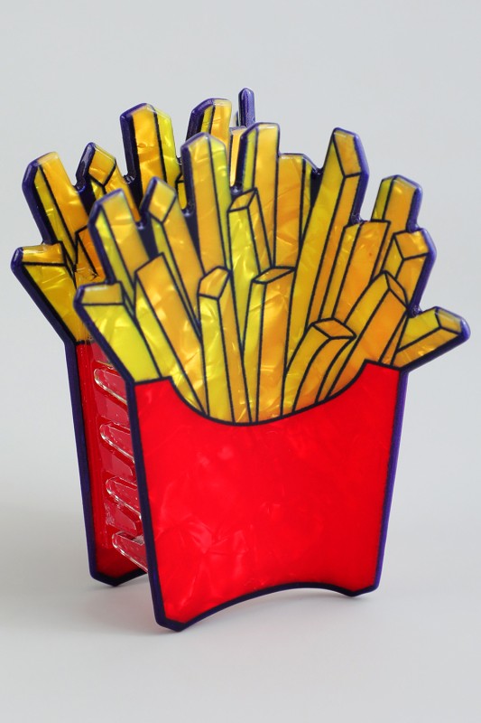 FRENCH FRIES HAIR CLIP
