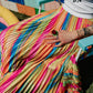 COLOR OUTSIDE THE LINES PLEATED SKIRT