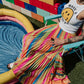 COLOR OUTSIDE THE LINES PLEATED SKIRT