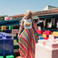 COLOR OUTSIDE THE LINES PLEATED SKIRT