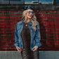 RAINBOW RIOT LUXE DENIM JACKET