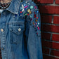 RAINBOW RIOT LUXE DENIM JACKET