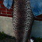 CAME TO SLAY LEOPARD MESH DRESS
