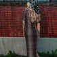CAME TO SLAY LEOPARD MESH DRESS