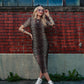 CAME TO SLAY LEOPARD MESH DRESS