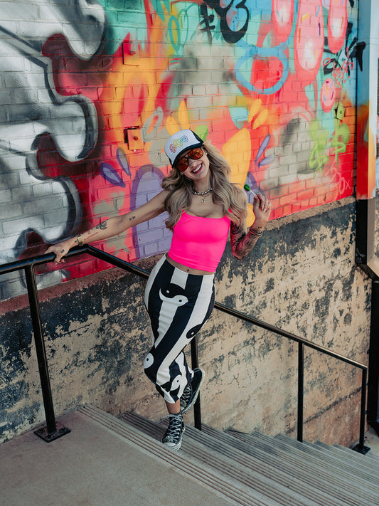 YIN TO MY YANG MIDI SKIRT S-XL