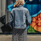 RAINBOW RIOT LUXE DENIM JACKET