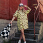 WILD THING LEOPARD T-SHIRT DRESS