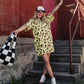 WILD THING LEOPARD T-SHIRT DRESS