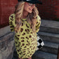 WILD THING LEOPARD T-SHIRT DRESS