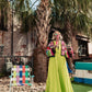 DAY TRIP WIDE LEG JUMPSUIT IN LIME PUNCH