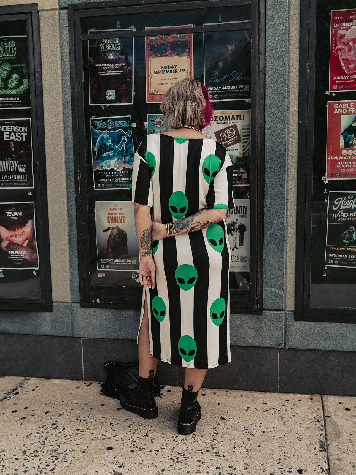 LOST IN SPACE ALIEN TSHIRT DRESS S-3XL