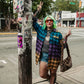 GRUNGE GODDESS COLORBLOCK PLAID