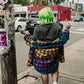 GRUNGE GODDESS COLORBLOCK PLAID