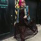 FIERCE FEMALE MESH MAXI DRESS IN VERY CHERRY S-XL