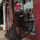 FIERCE FEMALE MESH MAXI DRESS IN VERY CHERRY S-XL