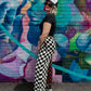SPLIT DECISION CHECKERED PANTS S-3XL