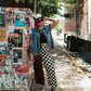 SPLIT DECISION CHECKERED PANTS S-3XL