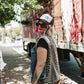 DON'T TAME ME LEOPARD DENIM VEST S-XL