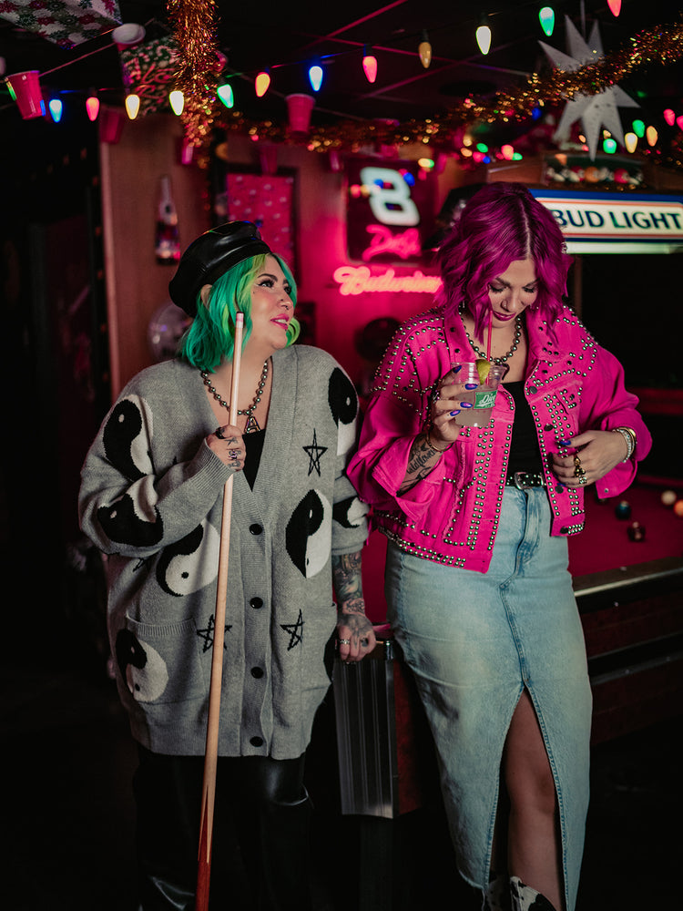 PUNK ROCK PRINCESS LUXE STUDDED JACKET