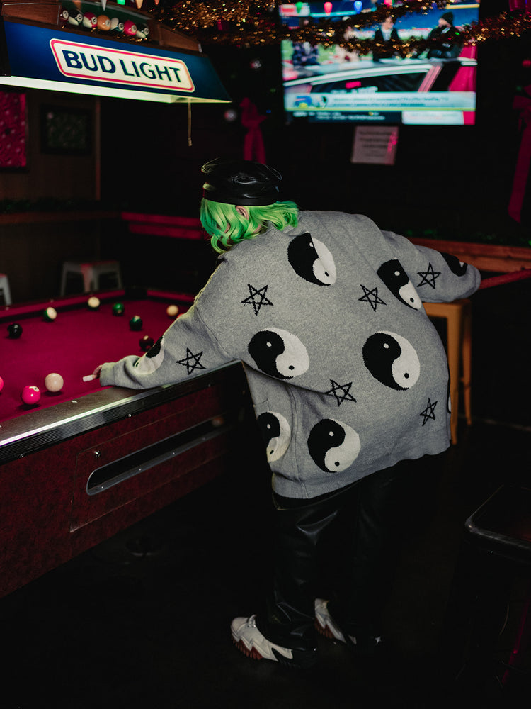 COSMIC BALANCE OVERSIZED CARDIGAN