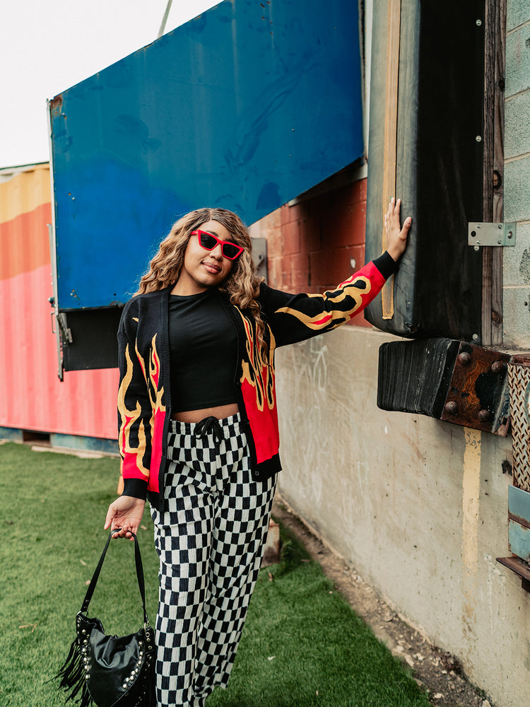 POWER MOVES CHECKERED PANTS S-3XL