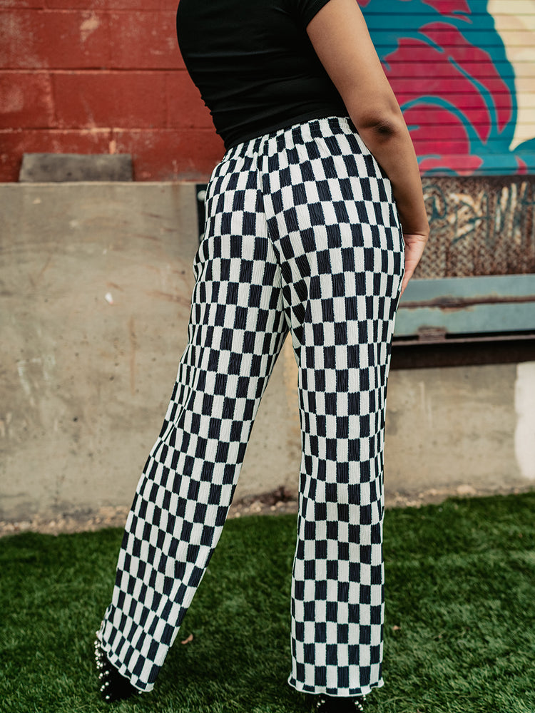 POWER MOVES CHECKERED PANTS S-3XL