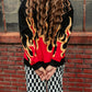 GIRL ON FIRE KNIT CARDIGAN