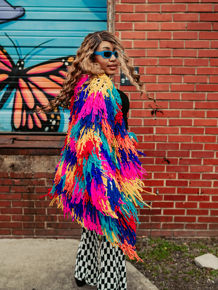 BORN TO BE SEEN LUXE CROCHET CARDIGAN