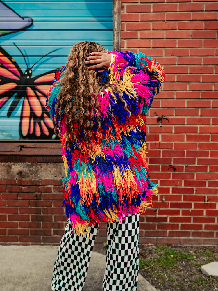 BORN TO BE SEEN LUXE CROCHET CARDIGAN