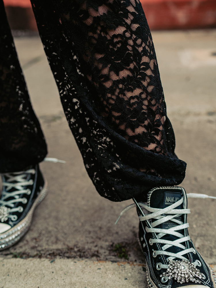 EYES ON ME LACE PANTS