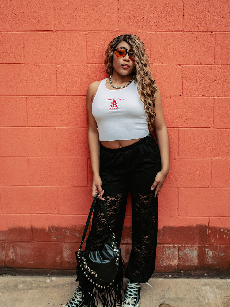 EYES ON ME LACE PANTS