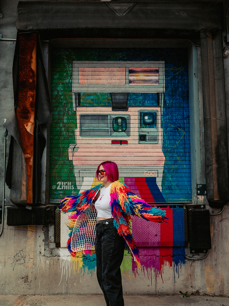 BORN TO BE SEEN LUXE CROCHET CARDIGAN