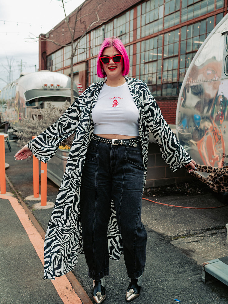 THANK YOU, ENJOY RIBBED TANK