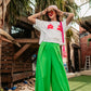 MAKE IT LOUD WIDE LEG PANTS