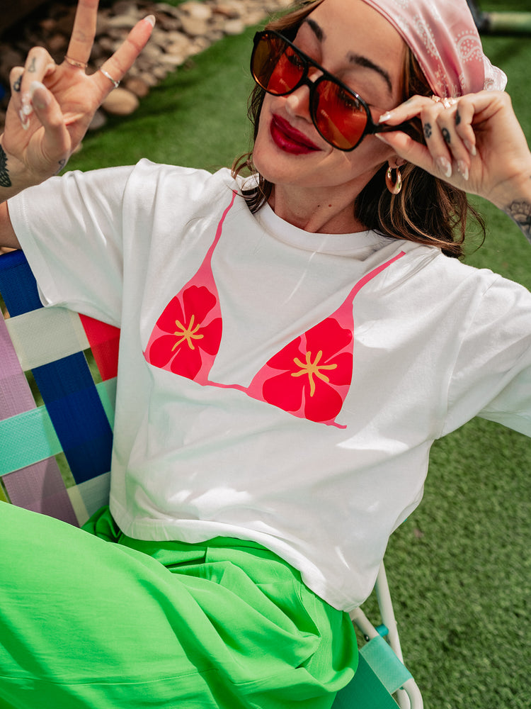FAKE IT TIL YOU MAKE IT BIKINI TEE