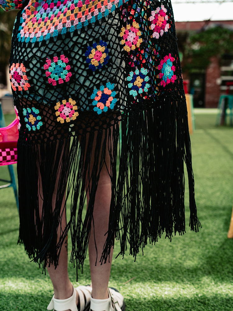 COLOR ME WILD LUXE FRINGE DUSTER