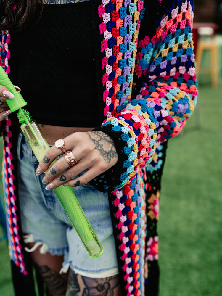 COLOR ME WILD LUXE FRINGE DUSTER