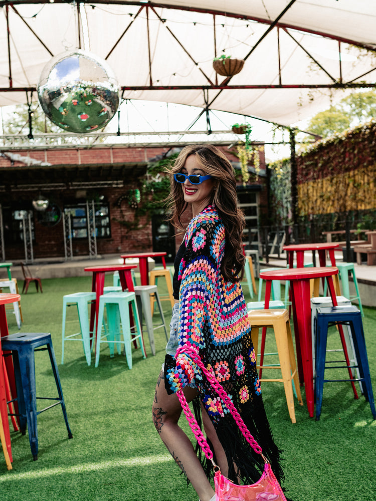 COLOR ME WILD LUXE FRINGE DUSTER