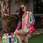 *RESTOCKED* RAINBOW RIOT PLISSE SHORT SET S-3XL