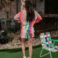 *RESTOCKED* RAINBOW RIOT PLISSE SHORT SET S-3XL