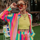 *RESTOCKED* RAINBOW RIOT PLISSE SHORT SET S-3XL