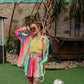 *RESTOCKED* RAINBOW RIOT PLISSE SHORT SET S-3XL