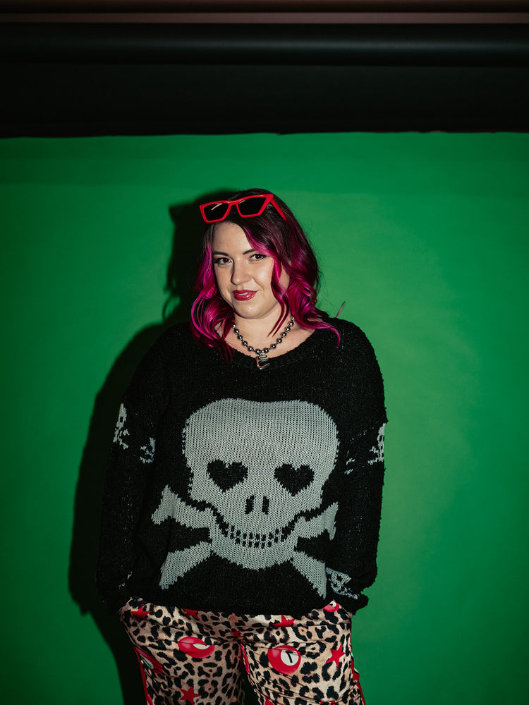 BAD TO THE BONE KNIT SWEATER